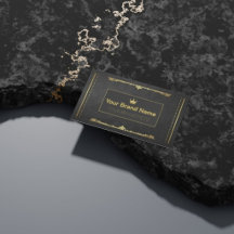 Schwarz-goldene königliche Inspiration