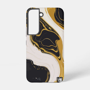 Schwarz-Goldener Marmor Samsung Galaxy Hülle