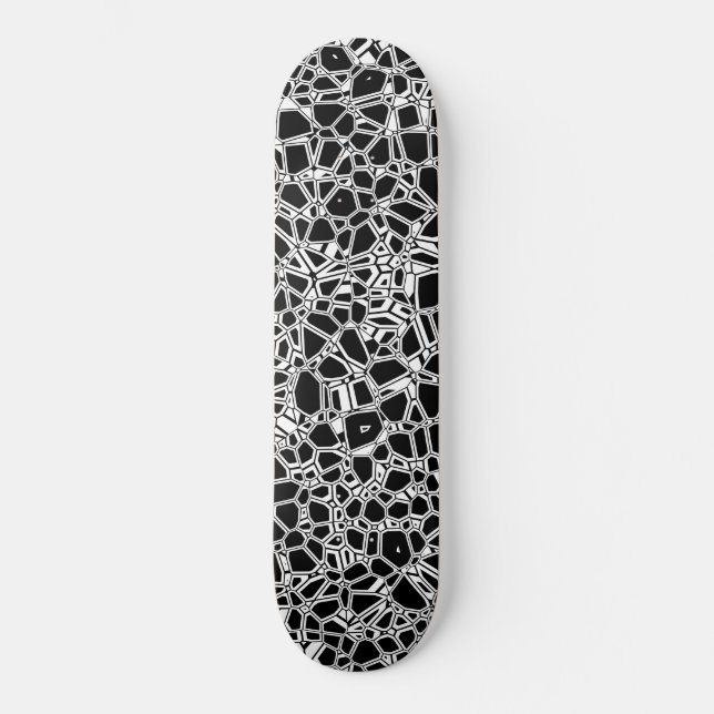 Schwarz-Gotik Skateboard (Vorderseite)