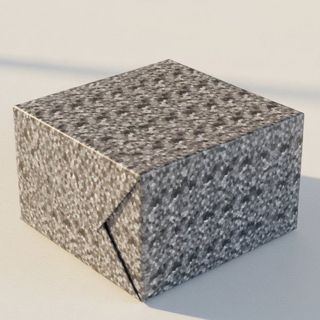 Schwarz-Grau-Abstrakt-Mosaik Geschenkpapier (Von Creator hochgeladen)