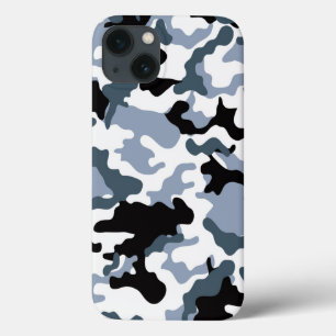 Schwarz-Grau-Camouflage Case-Mate iPhone Hülle