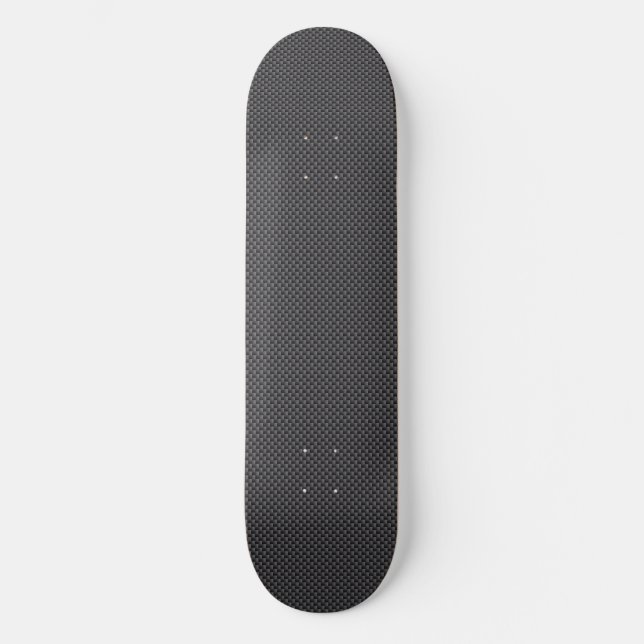 Schwarz-Grau-Carbon-Faser-Polymer Skateboard (Vorderseite)