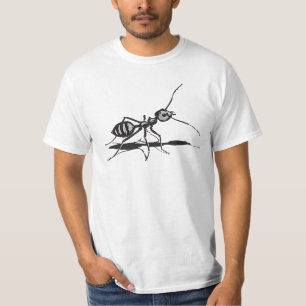 Schwarz-Grau-Insekten-Ant T-Shirt