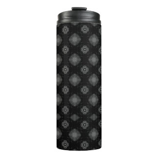 Schwarz/Grau-Muster Thermosbecher