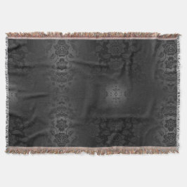 Schwarz-Grau-Silberne Blume Blumengestein Decke