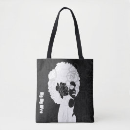 Schwarz, Grau und cool Afro