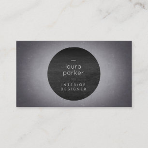 Schwarz-Grau-Wasserfarben-Spritzer-Chalkboard-Lehr Visitenkarte