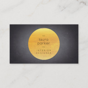 Schwarz-Grau-Wasserfarben-Spritzer-Chalkboard-Lehr Visitenkarte