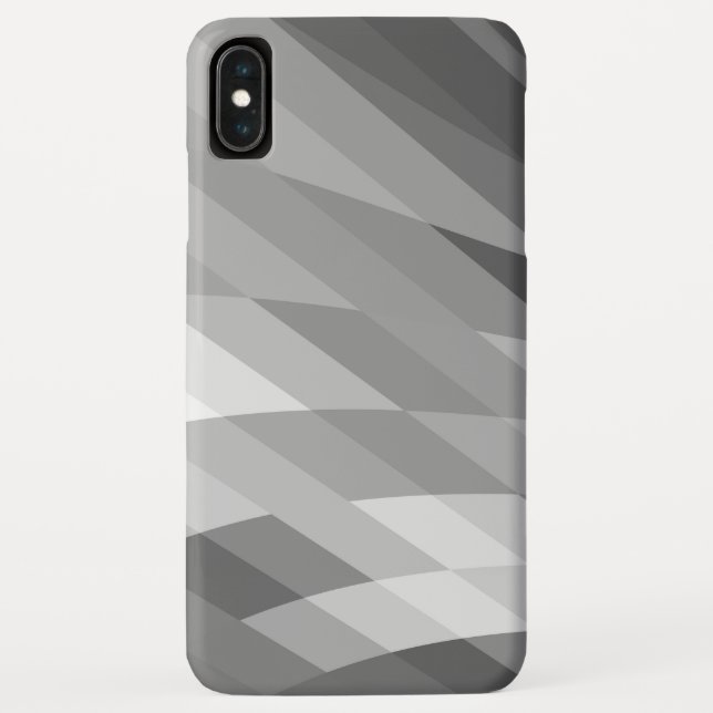 Schwarz, Grau, Weiß, geometrische Abstraktion Case-Mate iPhone Hülle (Rückseite)