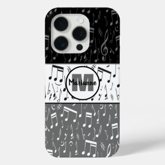 Schwarz-Grau-Weiß-Musiknoten Case-Mate-iPhone Case-Mate iPhone Hülle