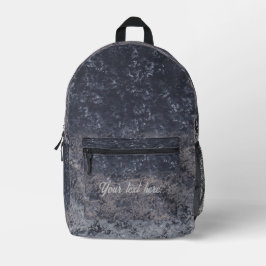 Schwarz-Grau-Weiß-Schwammdrucks - kundenspezifisch Bedruckter Rucksack