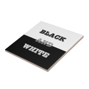 Schwarz Grau Weißer Text und einfarbige Farben Des Fliese