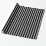 Schwarz-Graue Streifen Streifen Streifen Streifen  Geschenkpapier<br><div class="desc">Schleifpapier</div>