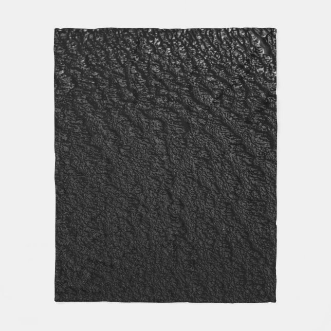 Schwarz-Grautextilien Fleecedecke (Vorderseite)