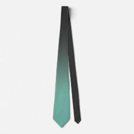 Schwarz Grün farbenfroh Ombre Gradient Krawatte