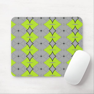 Schwarz-Grün-Muster Mousepad