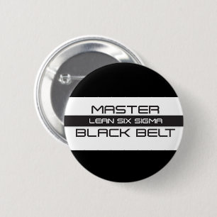 Schwarz-Gürtel Button