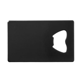 Schwarz-High-End-Farbe Kreditkarten Flaschenöffner