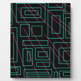 Schwarz-Hintergrund-Design Fotoplatte