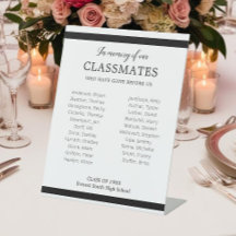 Schwarz im Gedächtnis unserer Klassenkameraden Wie