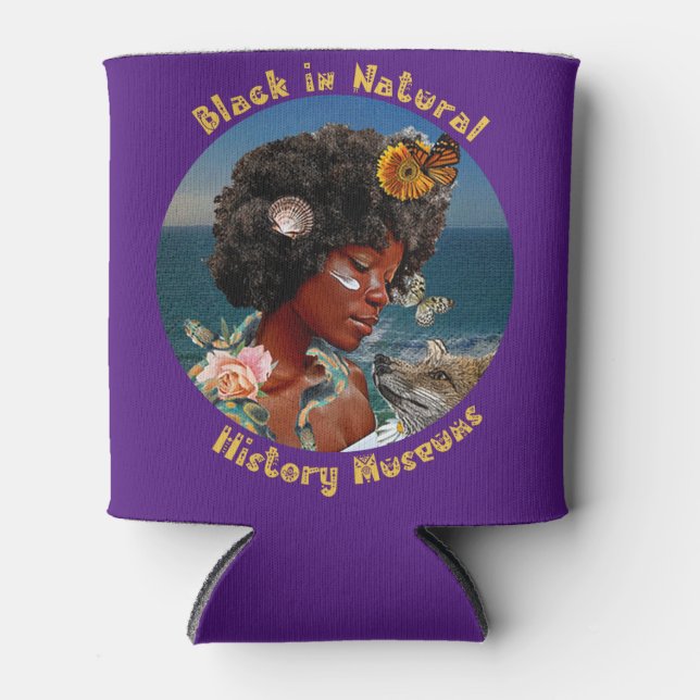 Schwarz in naturhistorischen Museen kann kühler we Dosenkühler (Vorderseite)