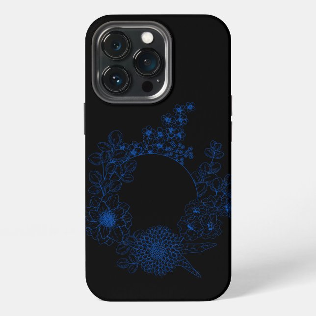 Schwarz iPhone Hülle (Hinten)
