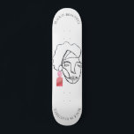 Schwarz ist eine schöne BLM-Frau Skateboard<br><div class="desc">Das Kunstwerk für dieses Skateboard stammt von einem original Mixed Media Gemälde,  das ich 2020 kreiert habe. Um das Originalgemälde zu sehen,  folgen Sie mir auf Instagram @AlyMarieArt. Unterstützen Sie Frauen in kleinen Unternehmen,  wenn Sie dieses Skateboard kaufen!</div>