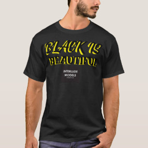 SCHWARZ IST SCHÖNER, dunkler T - Shirt