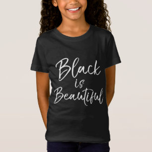 Schwarz ist wunderschön für Kleinkinder Niedlich T-Shirt