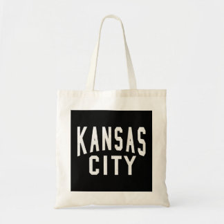 Schwarz KC Kansas City Schwarz-Weiß Retro Basic Vi Tragetasche