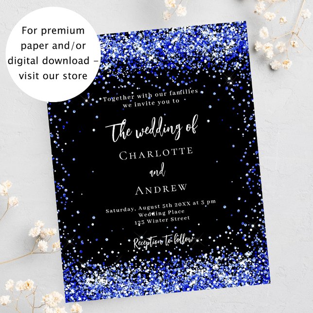 Schwarz-Königsblau-Hochzeit (Von Creator hochgeladen)