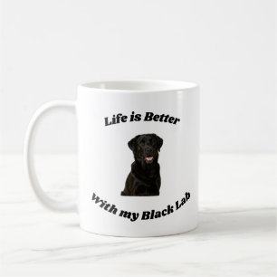 Schwarz Lab Retriever Tasse Geschenk