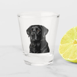 Schwarz Lab Shotglas Schnapsglas