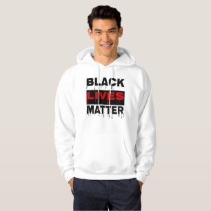👊 Schwarz lebt Matter Inspiration Basis Hoodie