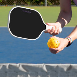 Schwarz-Lila Personalisiertes Pickleball-Paddel Pickleball Schläger