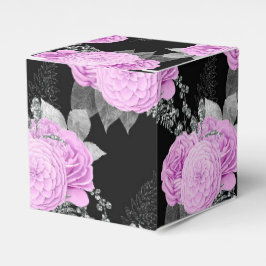 Schwarz, Lila und Silbergotik Geschenkschachtel