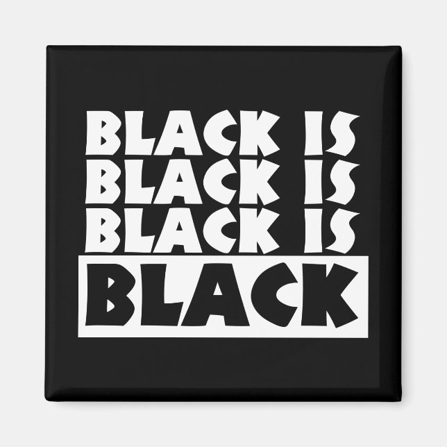 Schwarz Magnet (Vorne)