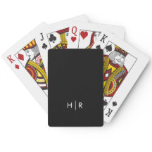 Schwarz-Minimal-Modernes Monogramm