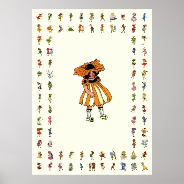 Schwarz-Mit Augen Susan Poster (Vorne)