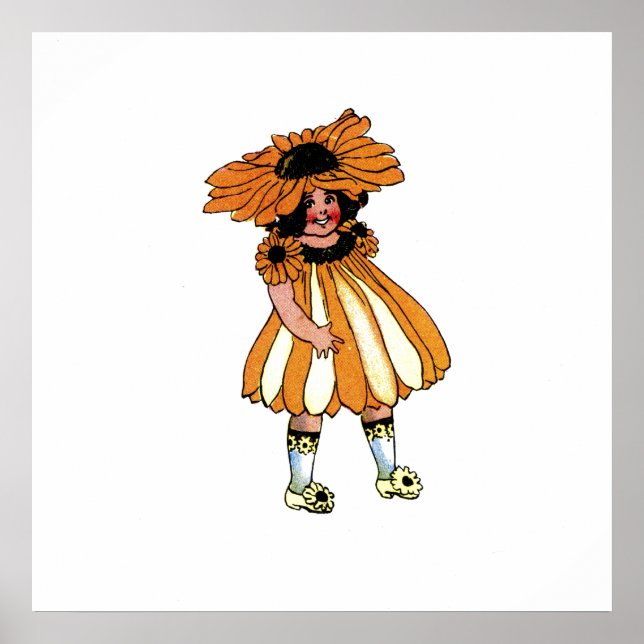 Schwarz-Mit Augen Susan Poster (Vorne)