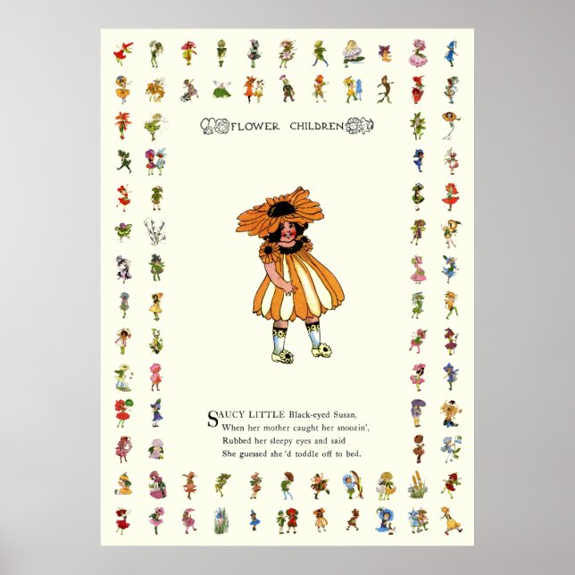 Schwarz-Mit Augen Susan Poster (Vorne)