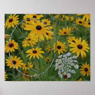 Schwarz Mit Augen Suspensionsfeldrahmen Foto hinzu Poster