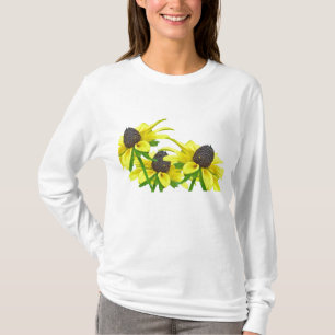 Schwarz-Mit Augen T-Shirt