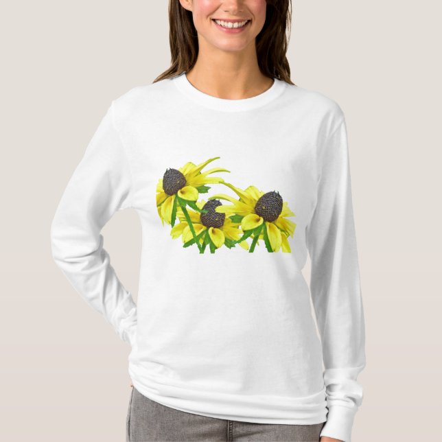 Schwarz-Mit Augen T-Shirt (Vorderseite)