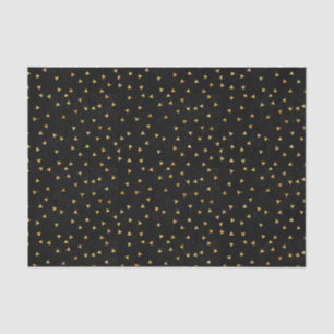 Schwarz mit goldenen Glitzerpartikeln Seidenpapier