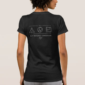 Schwarz mit grauem Logo T - Shirt