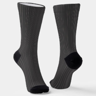 Schwarz mit rosa Streifen Socken