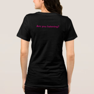 Schwarz mit Weiß unter T - Shirt