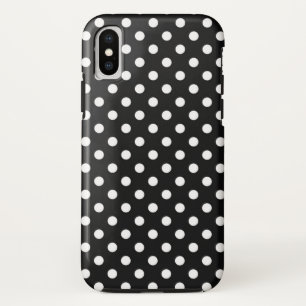 Schwarz mit weißen Punkten Case-Mate iPhone Hülle