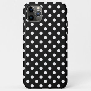 Schwarz mit weißen Punkten Case-Mate iPhone Hülle